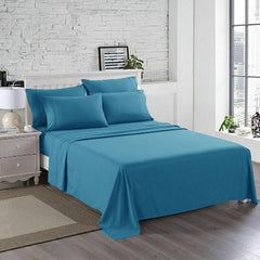 Plain solid duvet cover set