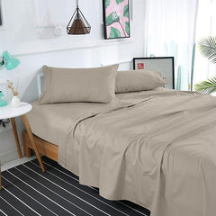 Plain solid duvet cover set